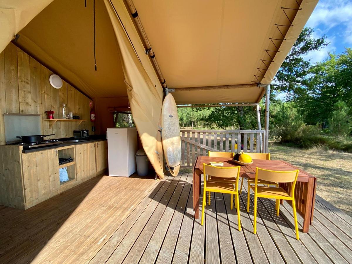 Camping La Kahute - Tente Lodge Au Coeur De La Foret Carcans Eksteriør billede