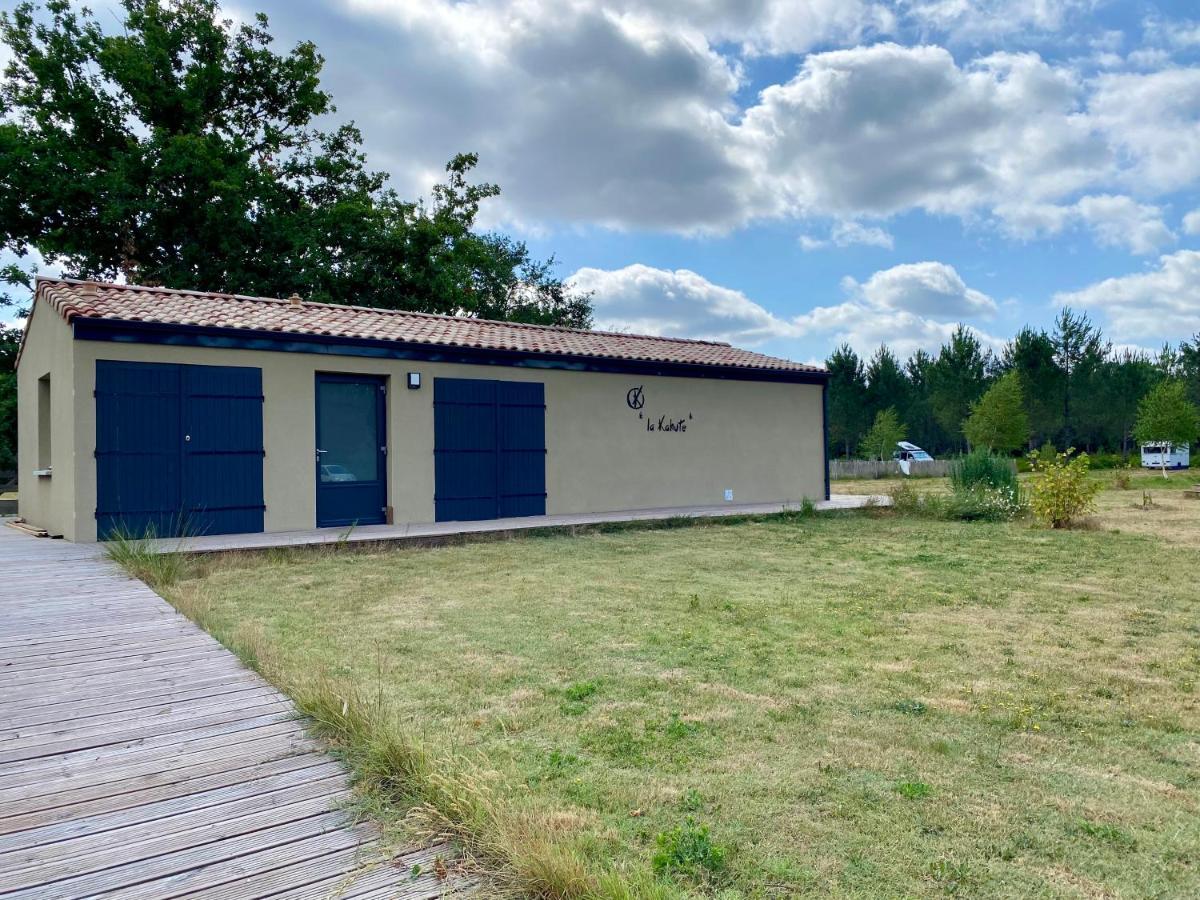 Camping La Kahute - Tente Lodge Au Coeur De La Foret Carcans Eksteriør billede