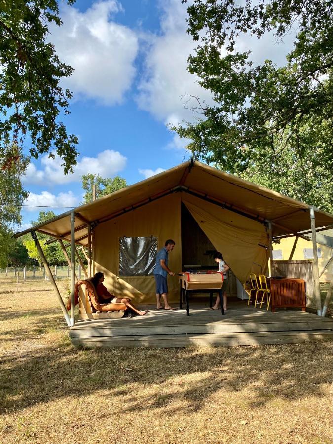 Camping La Kahute - Tente Lodge Au Coeur De La Foret Carcans Eksteriør billede