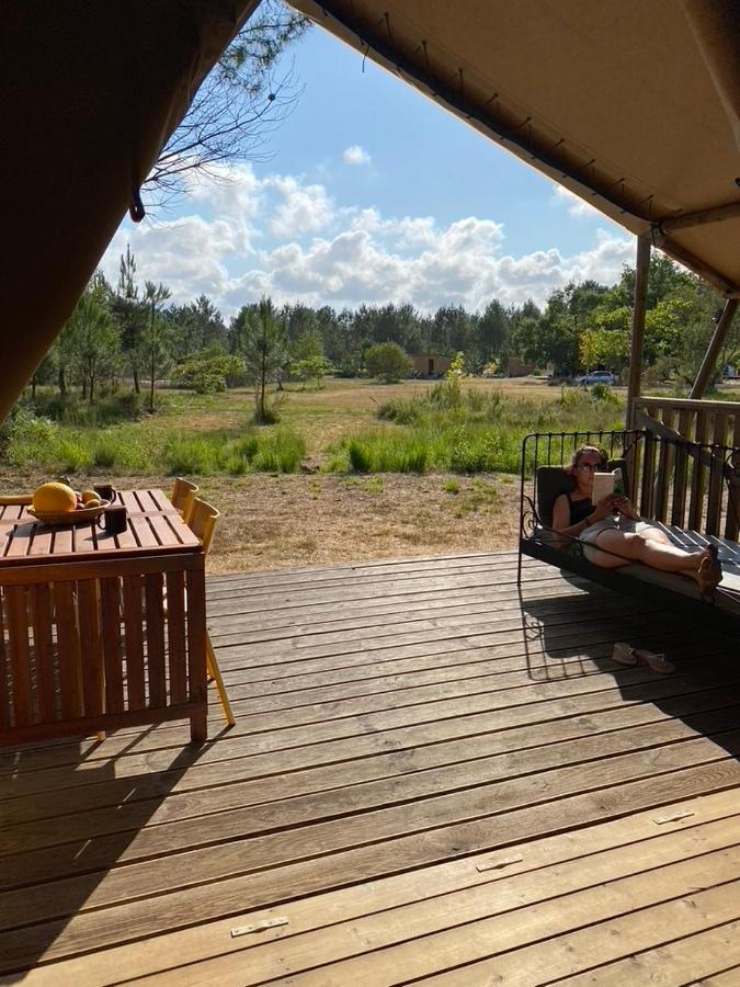 Camping La Kahute - Tente Lodge Au Coeur De La Foret Carcans Eksteriør billede