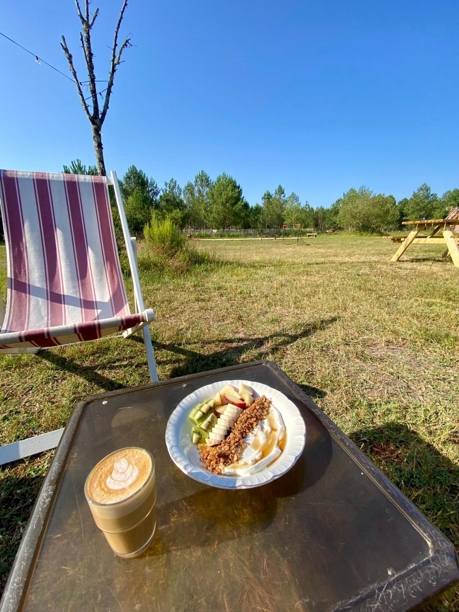 Camping La Kahute - Tente Lodge Au Coeur De La Foret Carcans Eksteriør billede